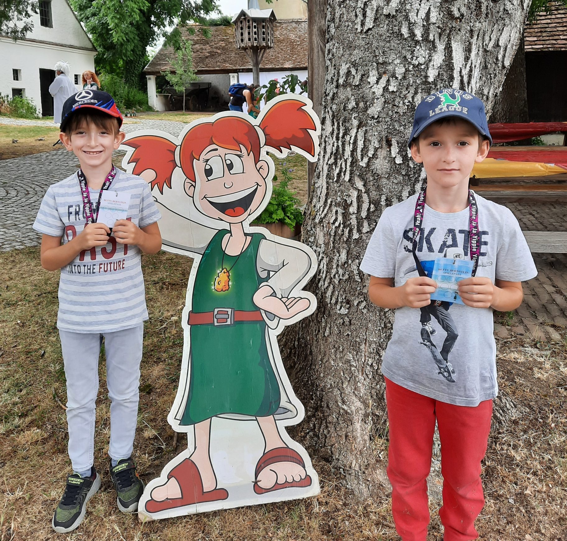 Children with Betty Bernstein